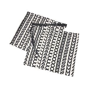 2 Marc Jacobs Dust Bag Black White All Over Print 19.5”x17” Black Draw String (